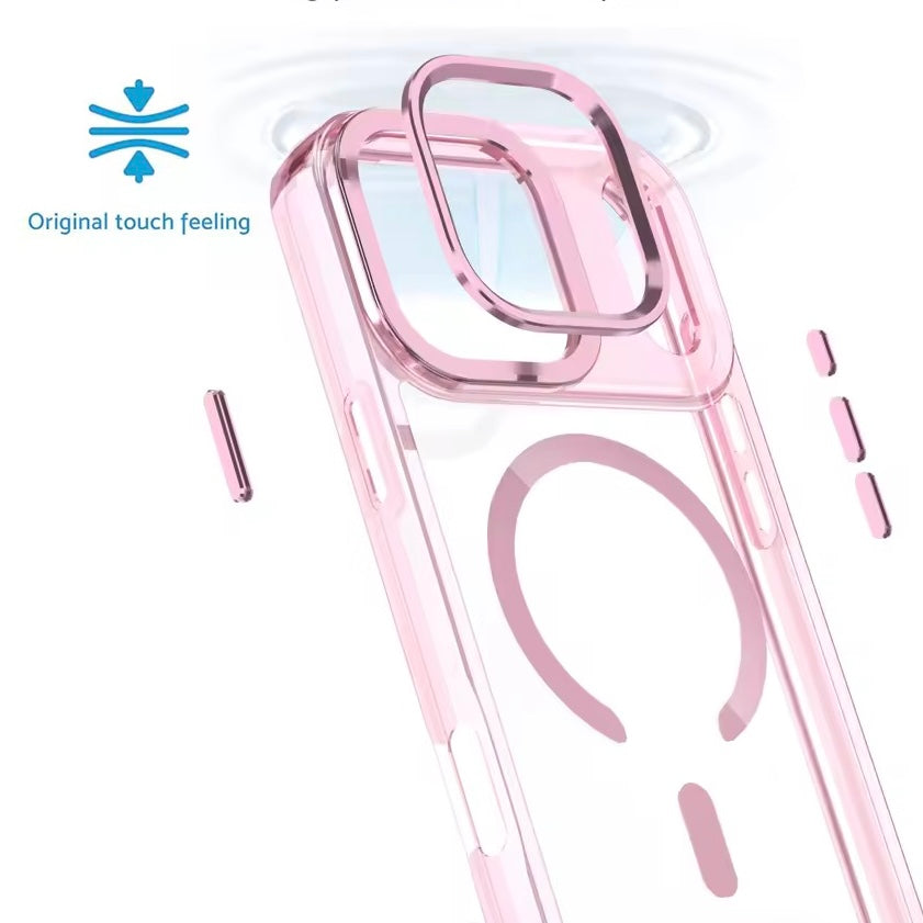 Transparente/Chrom MagSafe/Magnet Hülle/Case für iPhone 17 Pro, 17 Pro Max | ZITOCASES®