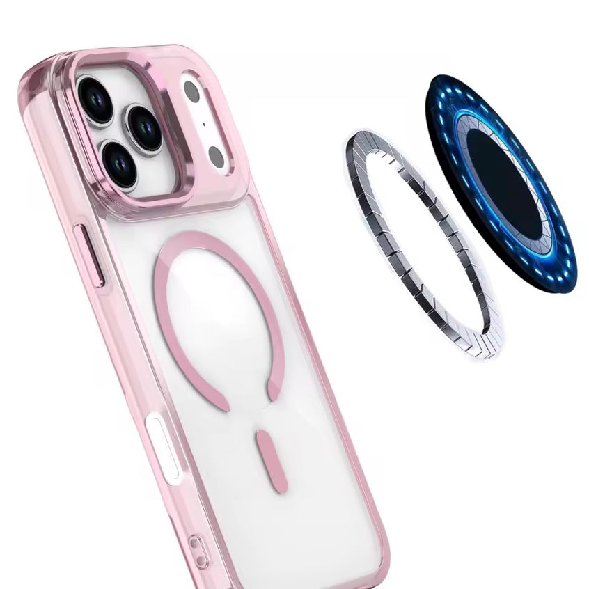 Transparente/Chrom MagSafe/Magnet Hülle/Case für iPhone 17 Pro, 17 Pro Max | ZITOCASES®