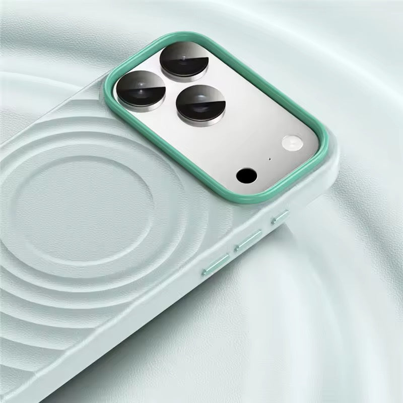 Wellen/Kunstleder Optik MagSafe/Magnet Hülle/Case für iPhone 17 Pro, 17 Pro Max | ZITOCASES®