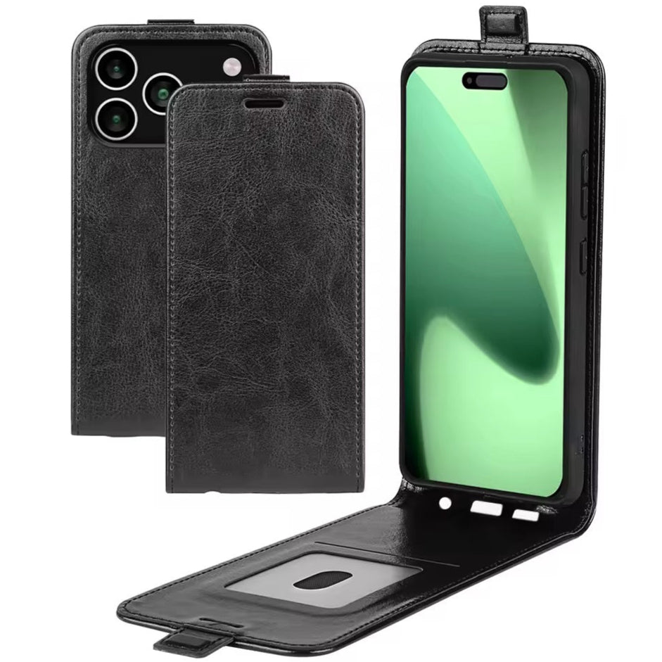 Vertikale Kunstleder Klapp Hülle/Flip Case für iPhone 17 Pro, 17 Pro Max | ZITOCASES®