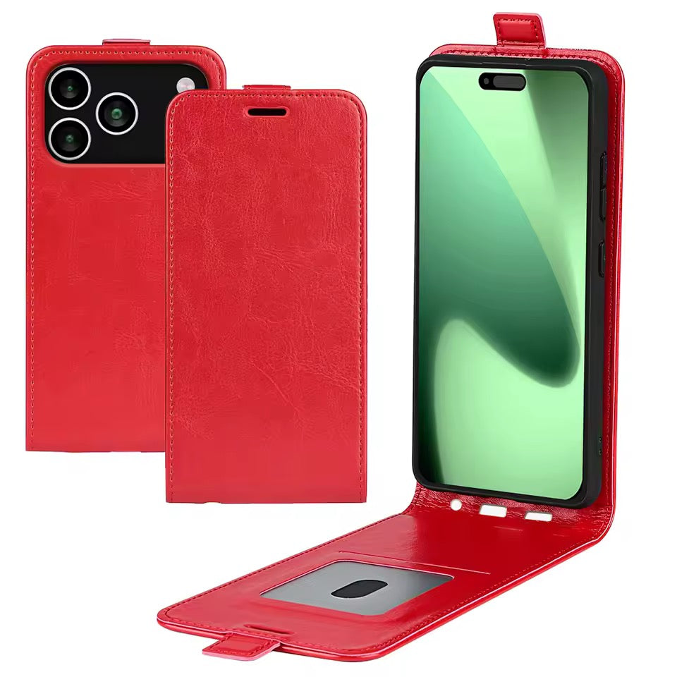 Vertikale Kunstleder Klapp Hülle/Flip Case für iPhone 17 Pro, 17 Pro Max | ZITOCASES®