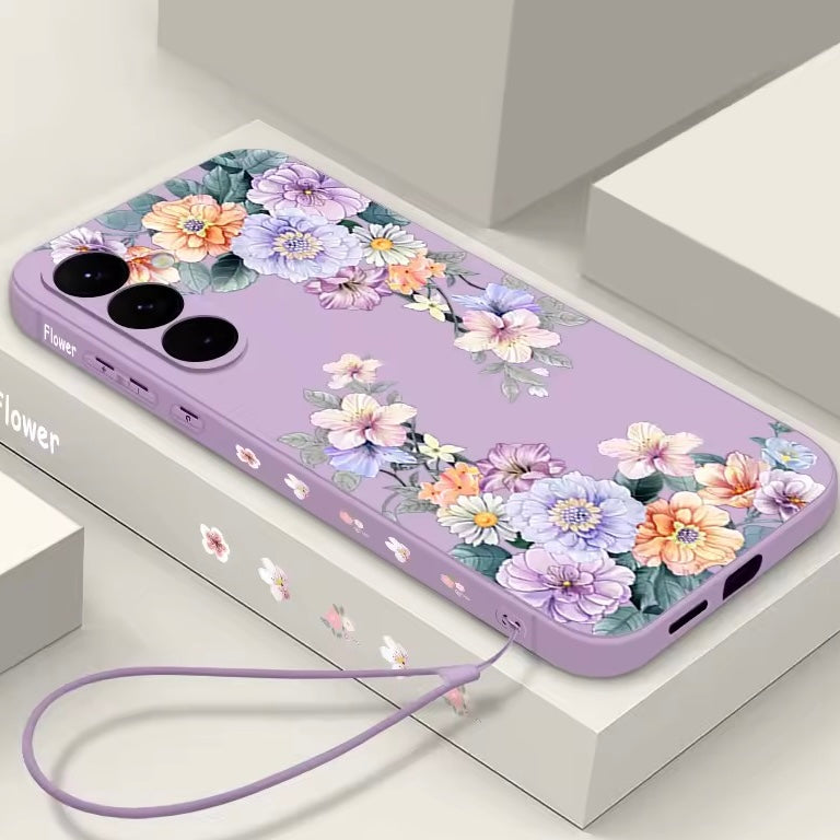 SALE | Samsung Galaxy S23 FE | Blumen Motiv Silikon Hülle/Case | ZITOCASES®