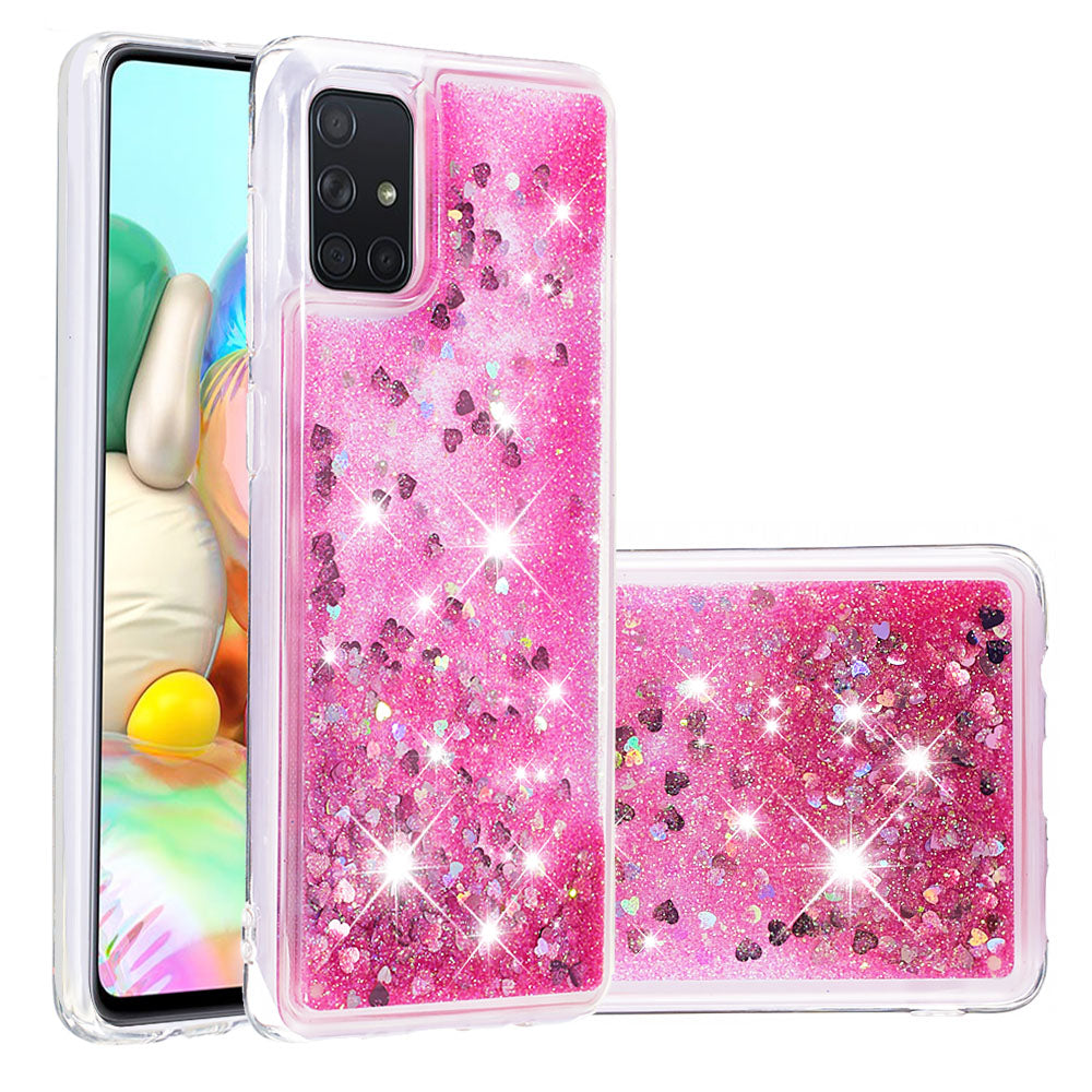 SALE | Samsung Galaxy S23 FE | Liquid Schwimmende Glitzer Flakes Hülle/Case | ZITOCASES®