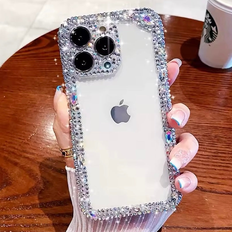 SALE | iPhone 16 Pro | Transparente Glitzer/Diamant Hülle/Case | ZITOCASES®