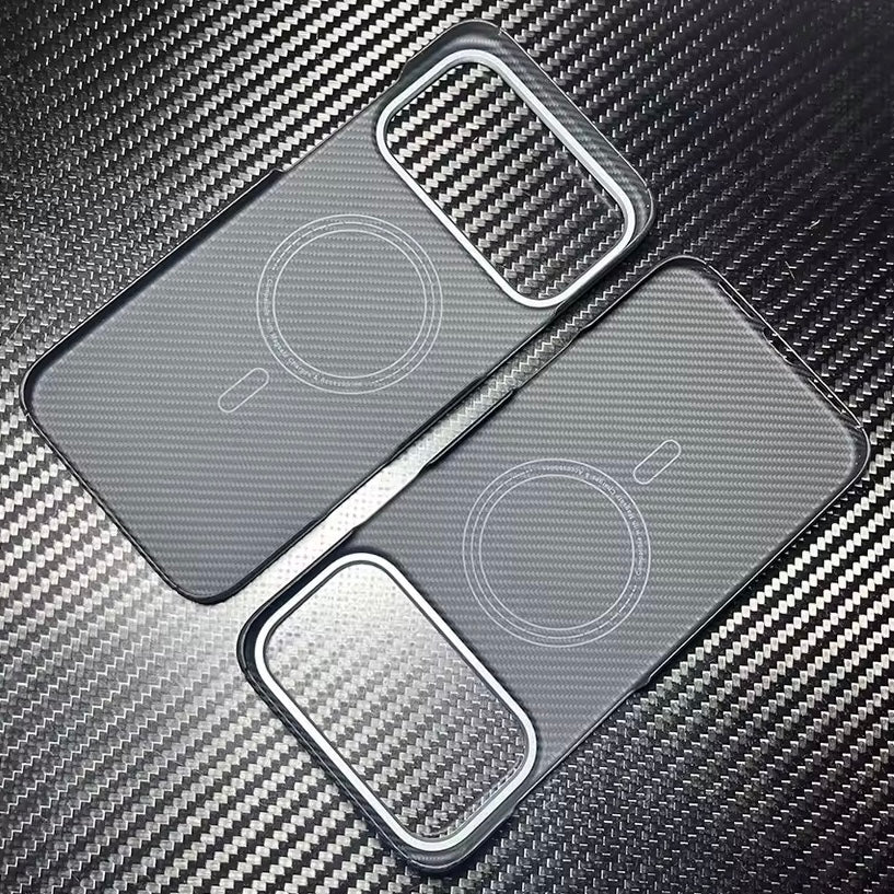 Ultra dünne 0,3mm MagSafe/Magnet Carbon Optik Hülle/Case für iPhone 17 Pro, 17 Pro Max | ZITOCASES®