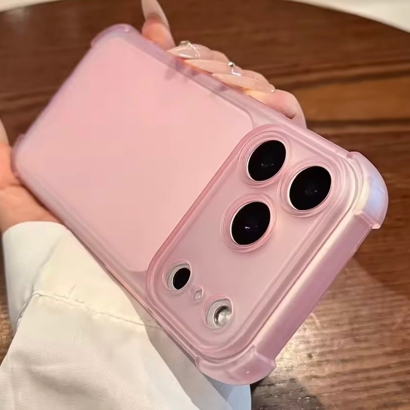 Matte/Transparente Airbag Silikon Hülle/Case für iPhone 18 Pro, 18 Pro Max