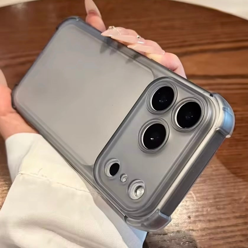 Matte/Transparente Airbag Silikon Hülle/Case für iPhone 18 Pro, 18 Pro Max
