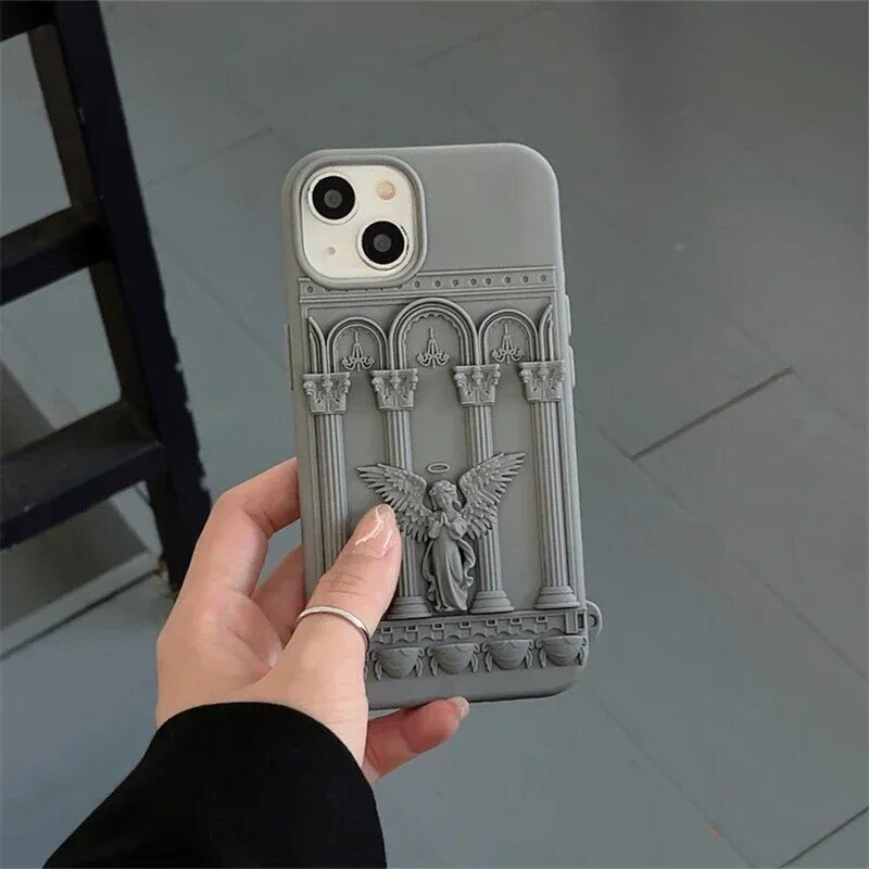 3D Engel Silikon Hülle/Case für iPhone 16, 16 Plus, 16 Pro, 16 Pro Max, 16e, 15, 15 Plus, 15 Pro, 15 Pro Max, 14, 14 Plus, 14 Pro, 14 Pro Max, 13, 13 Pro, 13 Pro Max, 13 Mini, 12, 12 Pro, 12 Pro Max, 12 Mini, SE, 11, 11 Pro, 11 Pro Max | ZITOCASES®