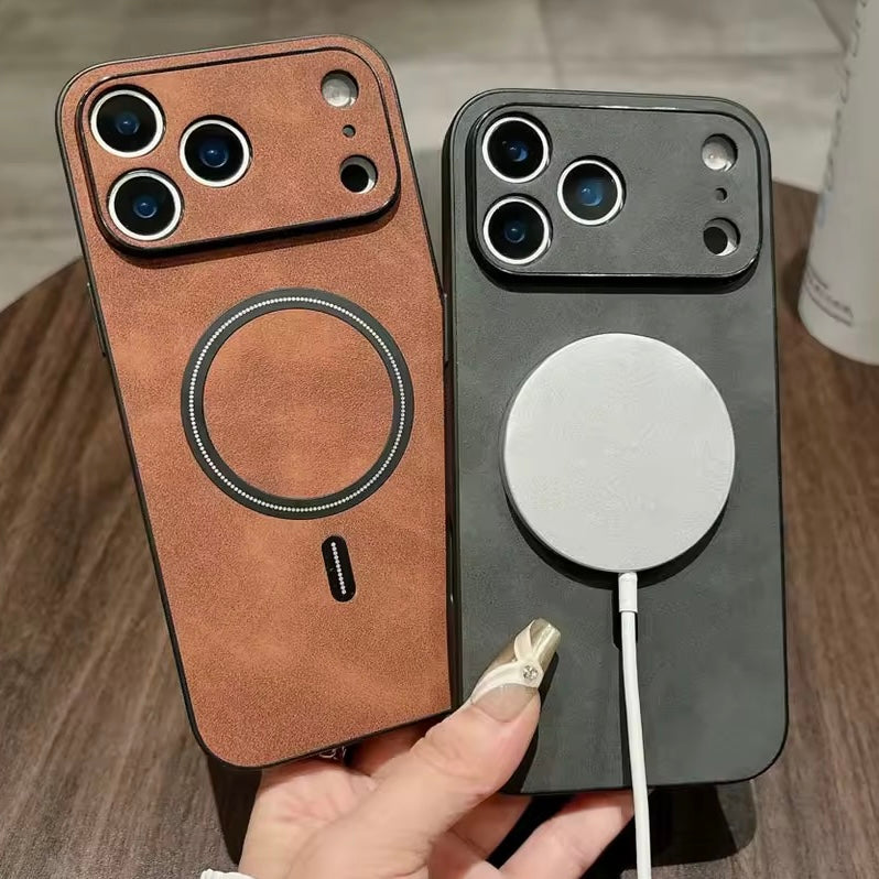 Kunstleder/Wildleder Optik MagSafe/Magnet Hülle/Case für iPhone 17 Pro, 17 Pro Max | ZITOCASES®