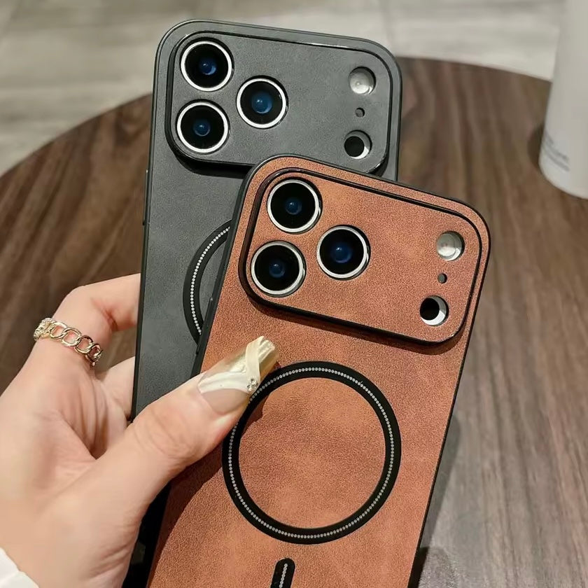 Kunstleder/Wildleder Optik MagSafe/Magnet Hülle/Case für iPhone 17 Pro, 17 Pro Max | ZITOCASES®