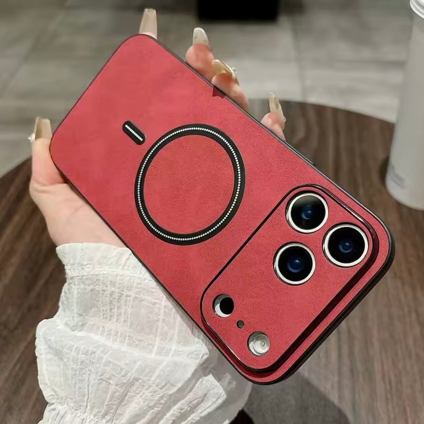 Kunstleder/Wildleder Optik MagSafe/Magnet Hülle/Case für iPhone 17 Pro, 17 Pro Max | ZITOCASES®