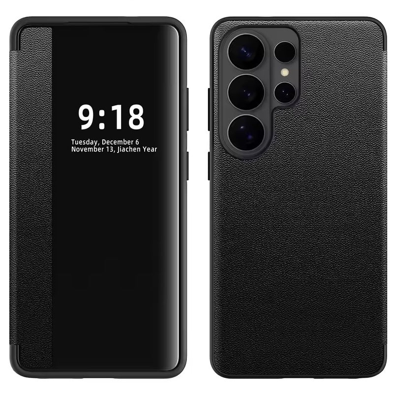 Transparente/Spiegel Kunstleder Klapp Hülle/Flip Case für Samsung Galaxy S26, S26 Plus, S26 Ultra | ZITOCASES®