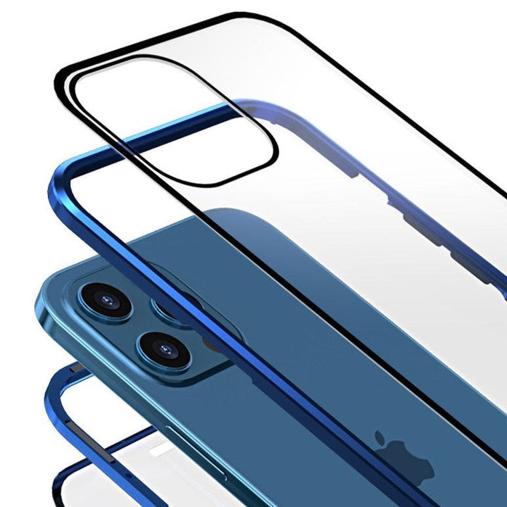 360° [KLARSICHT 9H-Glas] Aluminium Vollschutz Hülle/Case für iPhone 16, 15-Serie | ZITOCASES®