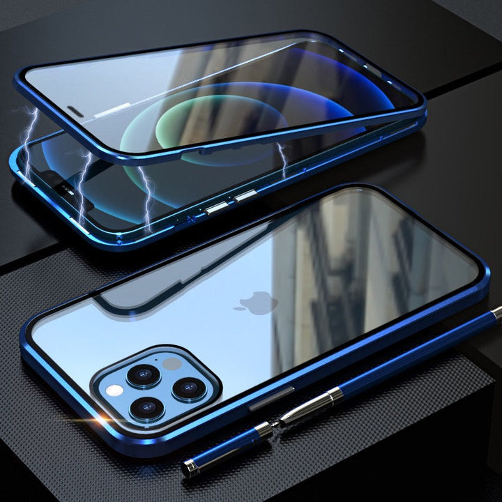 360° [KLARSICHT 9H-Glas] Aluminium Vollschutz Hülle/Case für iPhone 16, 15-Serie | ZITOCASES®