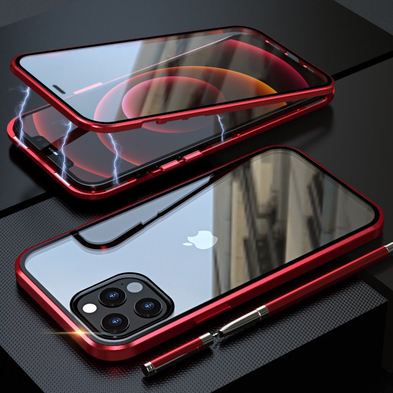 360° [KLARSICHT 9H-Glas] Aluminium Vollschutz Hülle/Case für iPhone 16, 15-Serie | ZITOCASES®