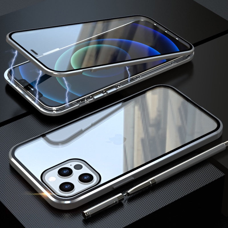 360° [KLARSICHT 9H-Glas] Aluminium Vollschutz Hülle/Case für iPhone 16, 15-Serie | ZITOCASES®