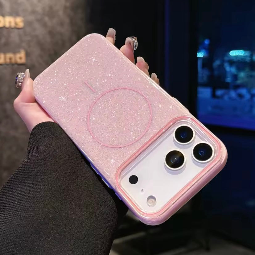 Bunte Glitzer MagSafe/Magnet Plastik Hülle/Case für iPhone 17 Pro, 17 Pro Max | ZITOCASES®
