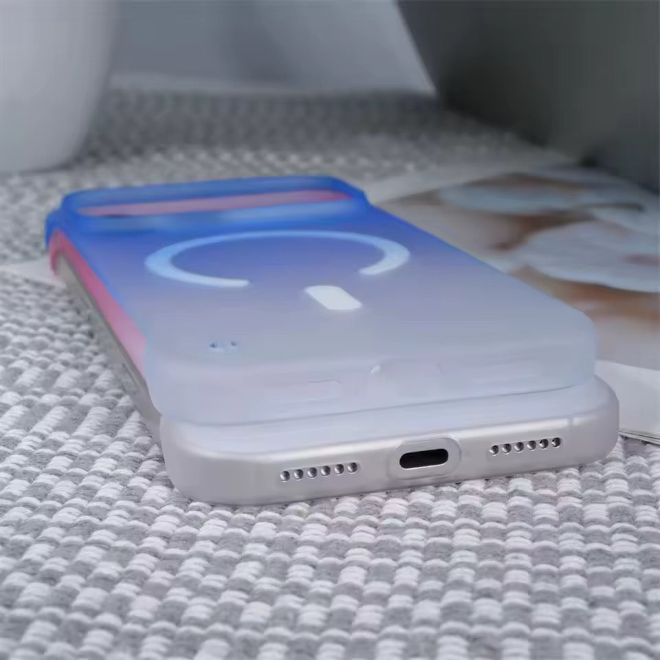 Rahmenlose MagSafe/Magnet Farbverlauf Hülle/Case für iPhone 17 Pro, 17 Pro Max | ZITOCASES®