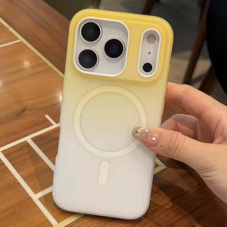 Matte Farbverlauf MagSafe/Magnet Silikon Hülle/Case für iPhone 17 Pro, 17 Pro Max | ZITOCASES®