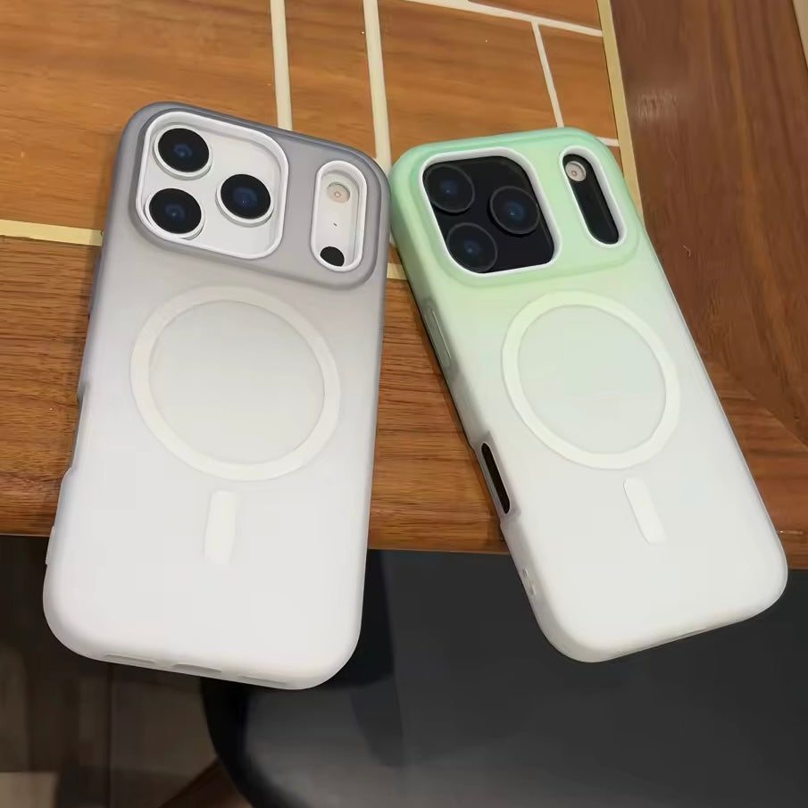 Matte Farbverlauf MagSafe/Magnet Silikon Hülle/Case für iPhone 17 Pro, 17 Pro Max | ZITOCASES®