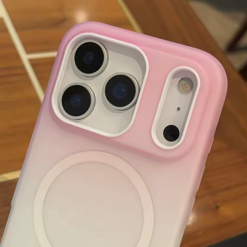 Matte Farbverlauf MagSafe/Magnet Silikon Hülle/Case für iPhone 17 Pro, 17 Pro Max | ZITOCASES®