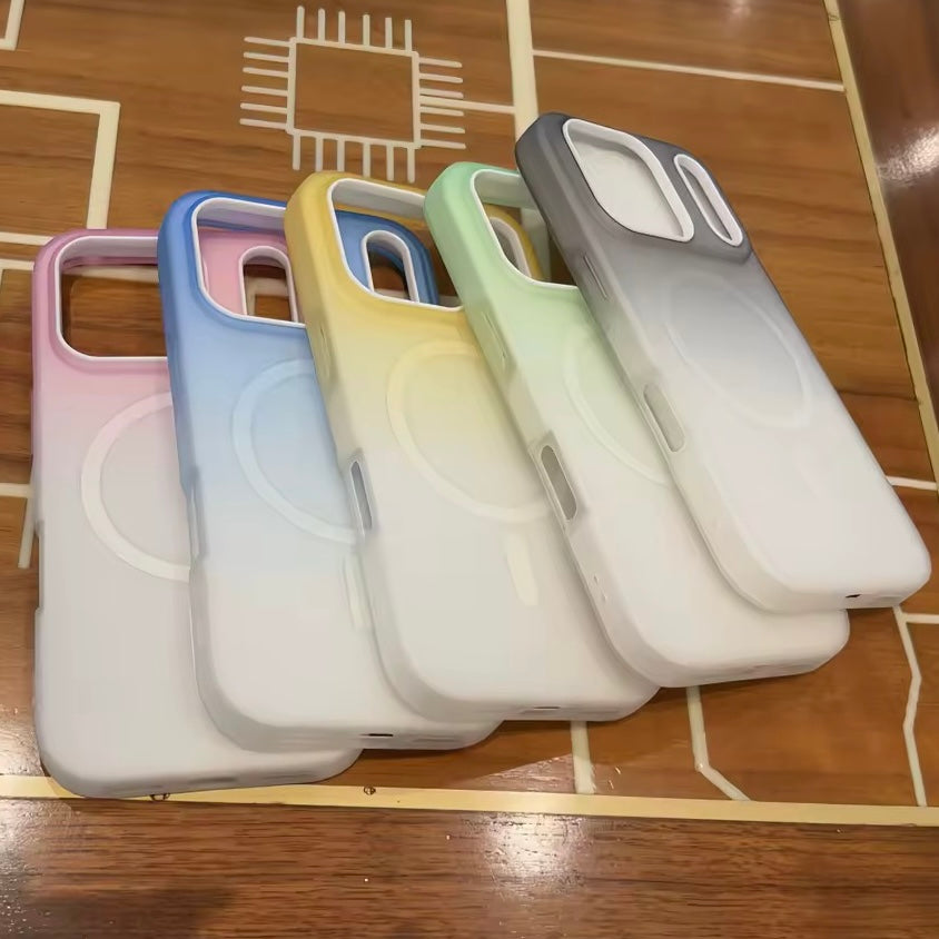 Matte Farbverlauf MagSafe/Magnet Silikon Hülle/Case für iPhone 17 Pro, 17 Pro Max | ZITOCASES®