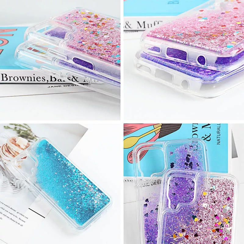 Liquid Schwimmende Glitzer Flakes Hülle/Case verschiedene Farben für Samsung Galaxy Note-Serie | ZITOCASES®