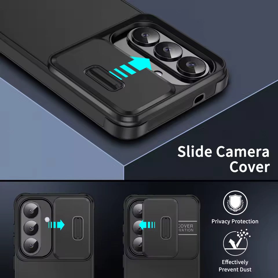 Outdoor Hülle/Case mit verschiebbarer Kameraabdeckung für Samsung Galaxy S26, S26 Plus, S26 Ultra | ZITOCASES®