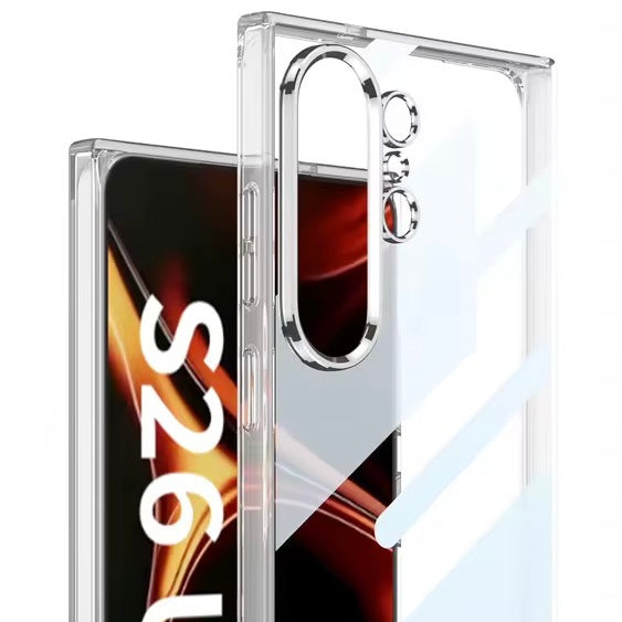 Transparente Hochglanz/Chrom Hülle/Case für Samsung Galaxy S26, S26 Plus, S26 Ultra