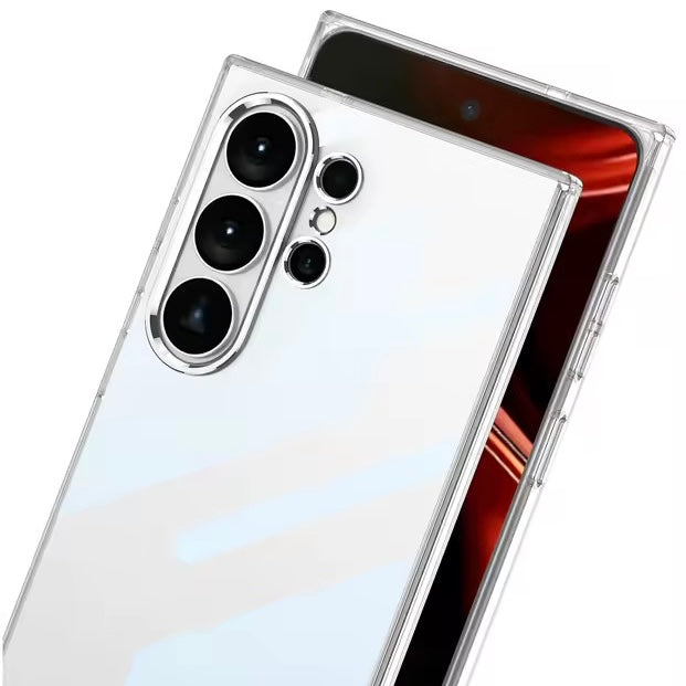 Transparente Hochglanz/Chrom Hülle/Case für Samsung Galaxy S26, S26 Plus, S26 Ultra