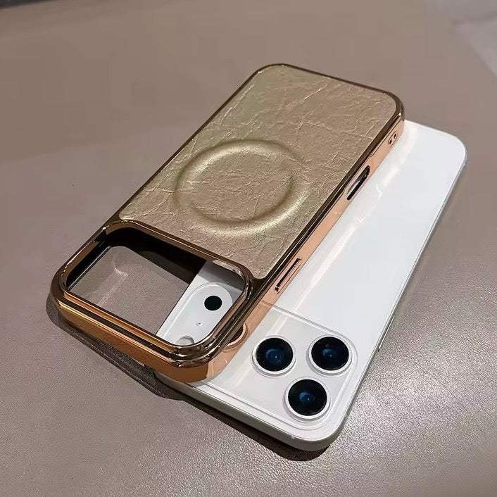 Knitter Optik Kunstleder MagSafe/Magnet Hülle/Case für iPhone 17 Pro, 17 Pro Max | ZITOCASES®