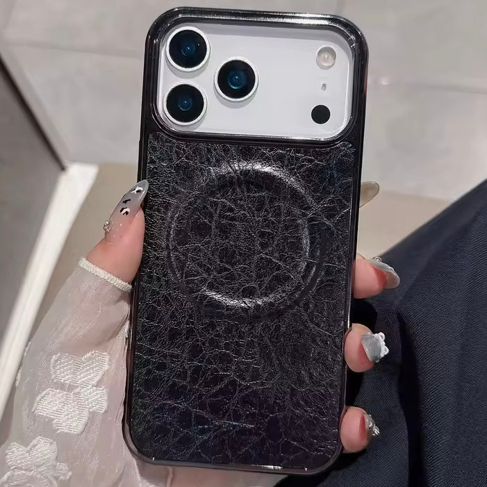 Knitter Optik Kunstleder MagSafe/Magnet Hülle/Case für iPhone 17 Pro, 17 Pro Max | ZITOCASES®