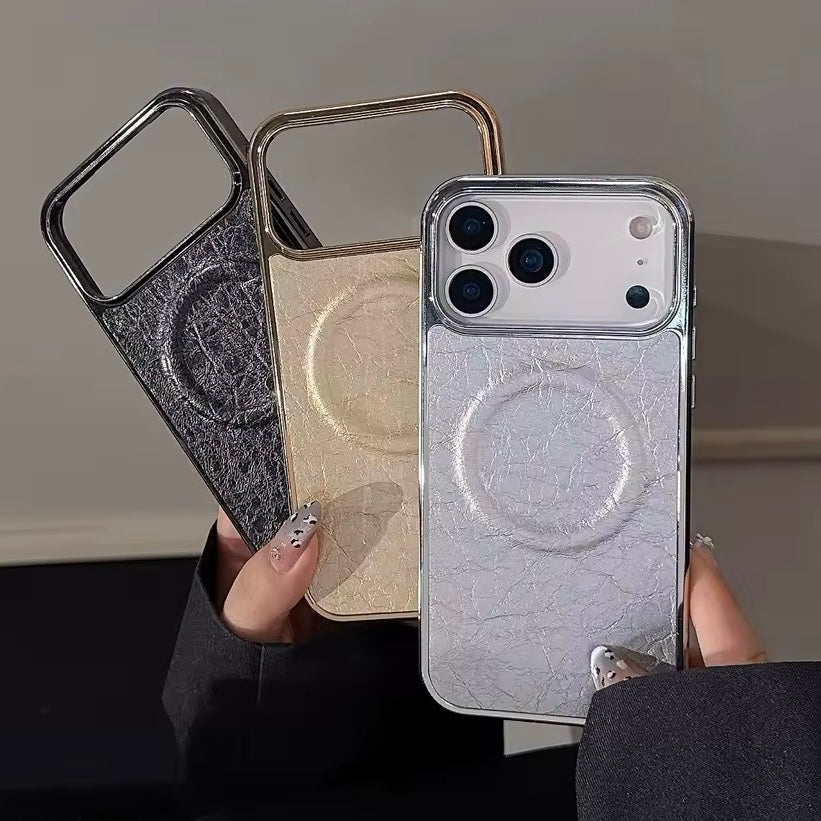 Knitter Optik Kunstleder MagSafe/Magnet Hülle/Case für iPhone 17 Pro, 17 Pro Max | ZITOCASES®