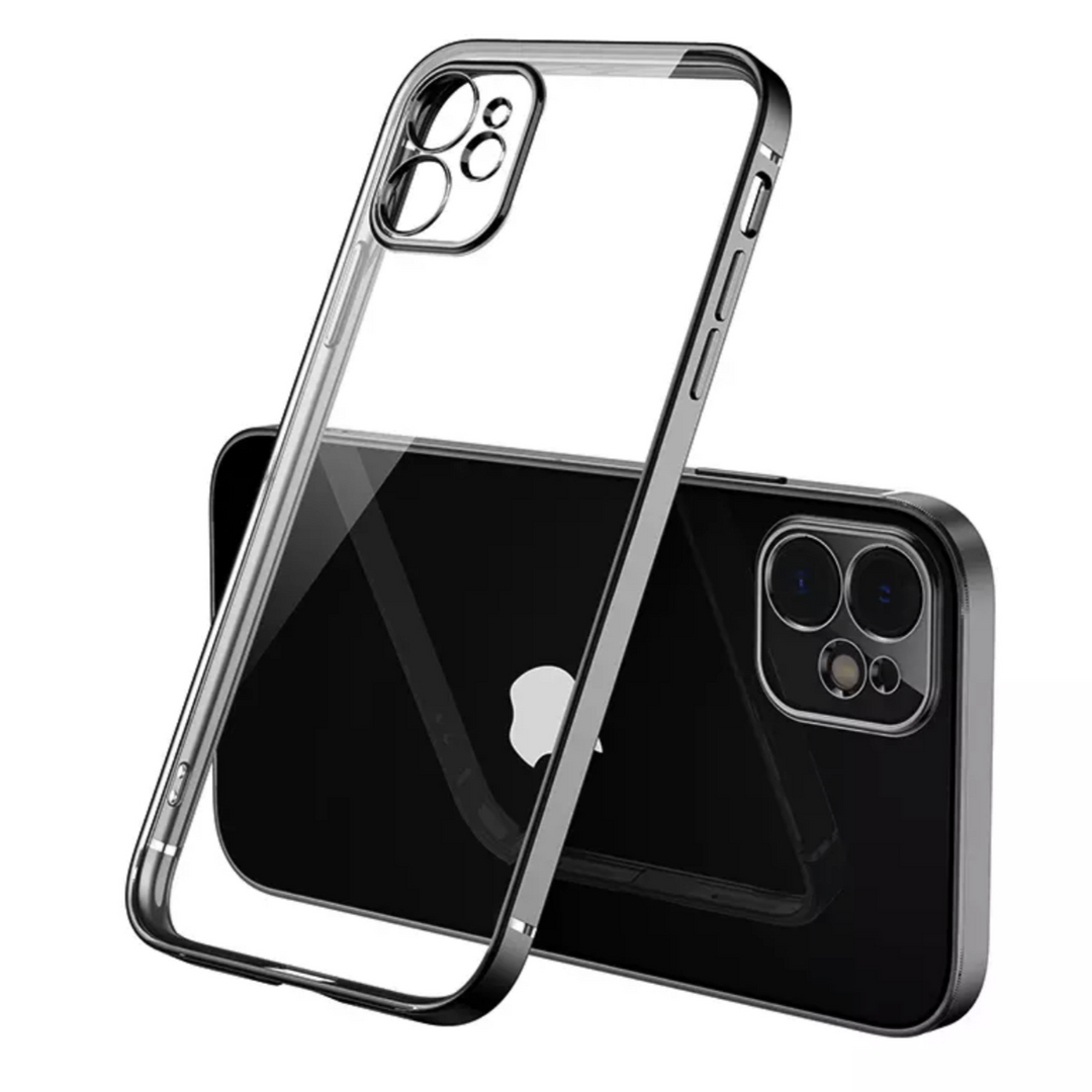 SALE | iPhone 14 Pro | Transparent/Chrom Silikon Hülle/Case | ZITOCASES®