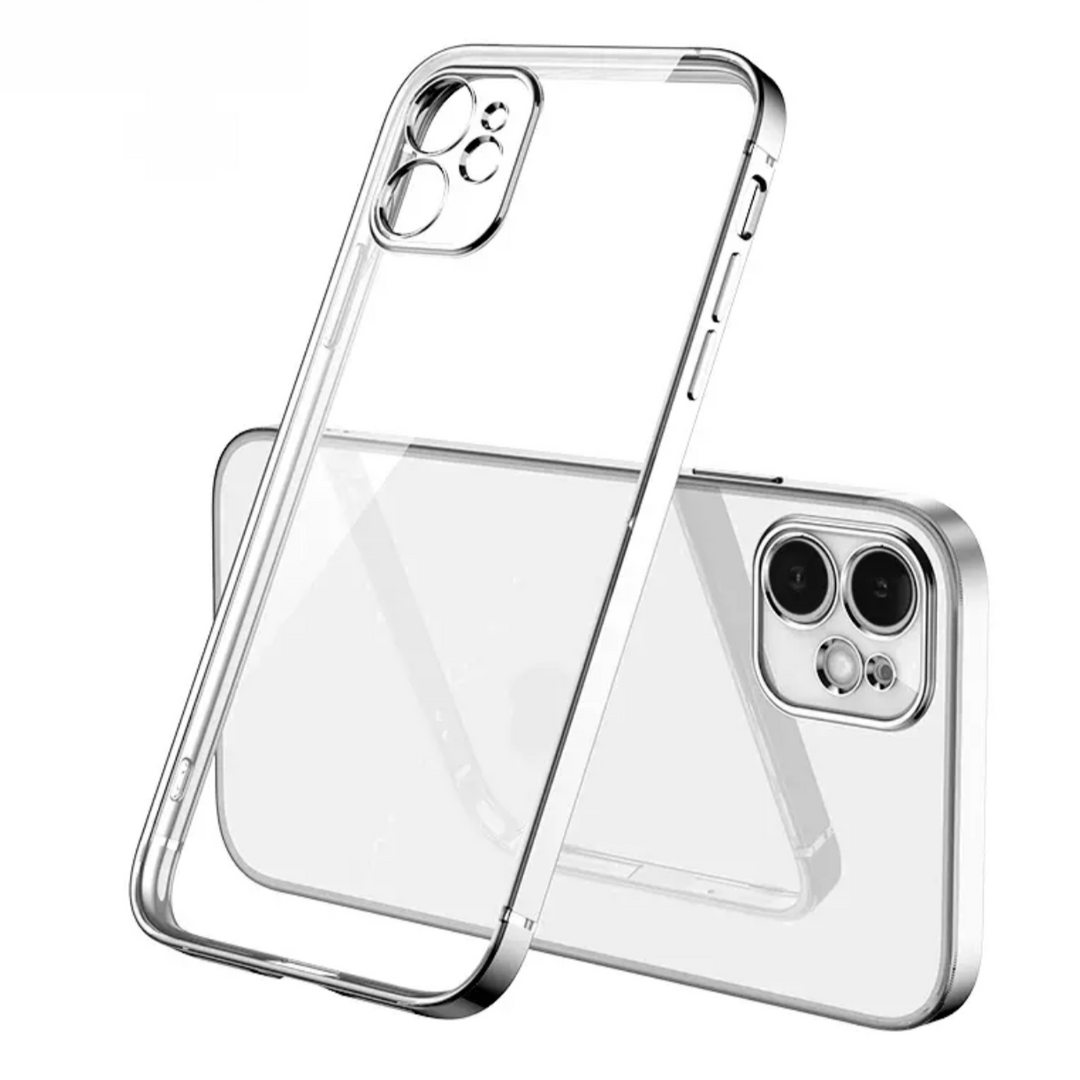 SALE | iPhone 15 Pro Max | Transparent/Chrom Silikon Hülle/Case | ZITOCASES®