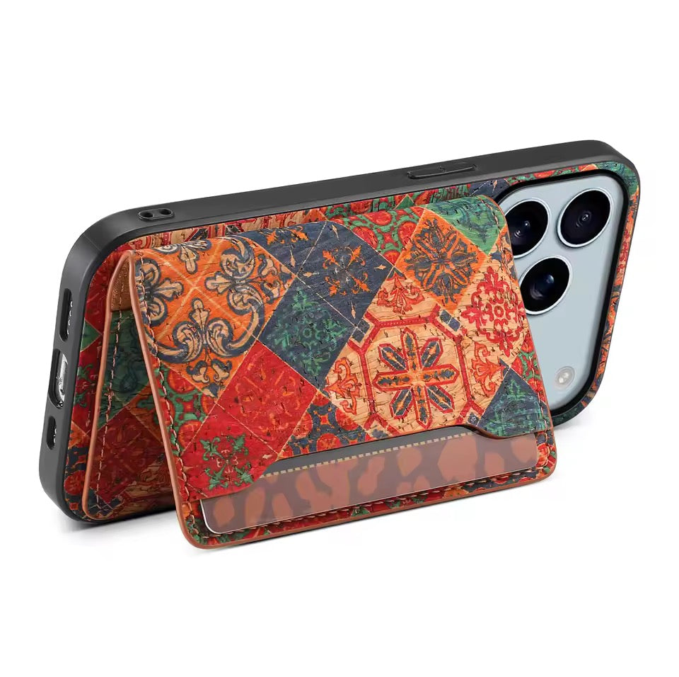 Orientalische/Retro Vintage Kartenfach Hülle/Case für iPhone 17 Pro, 17 Pro Max | ZITOCASES®