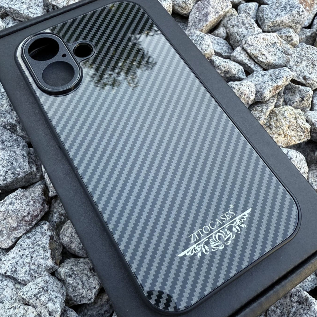 Carbon Optik Panzerglas Hülle/Case für iPhone 17 | ZITOCASES®