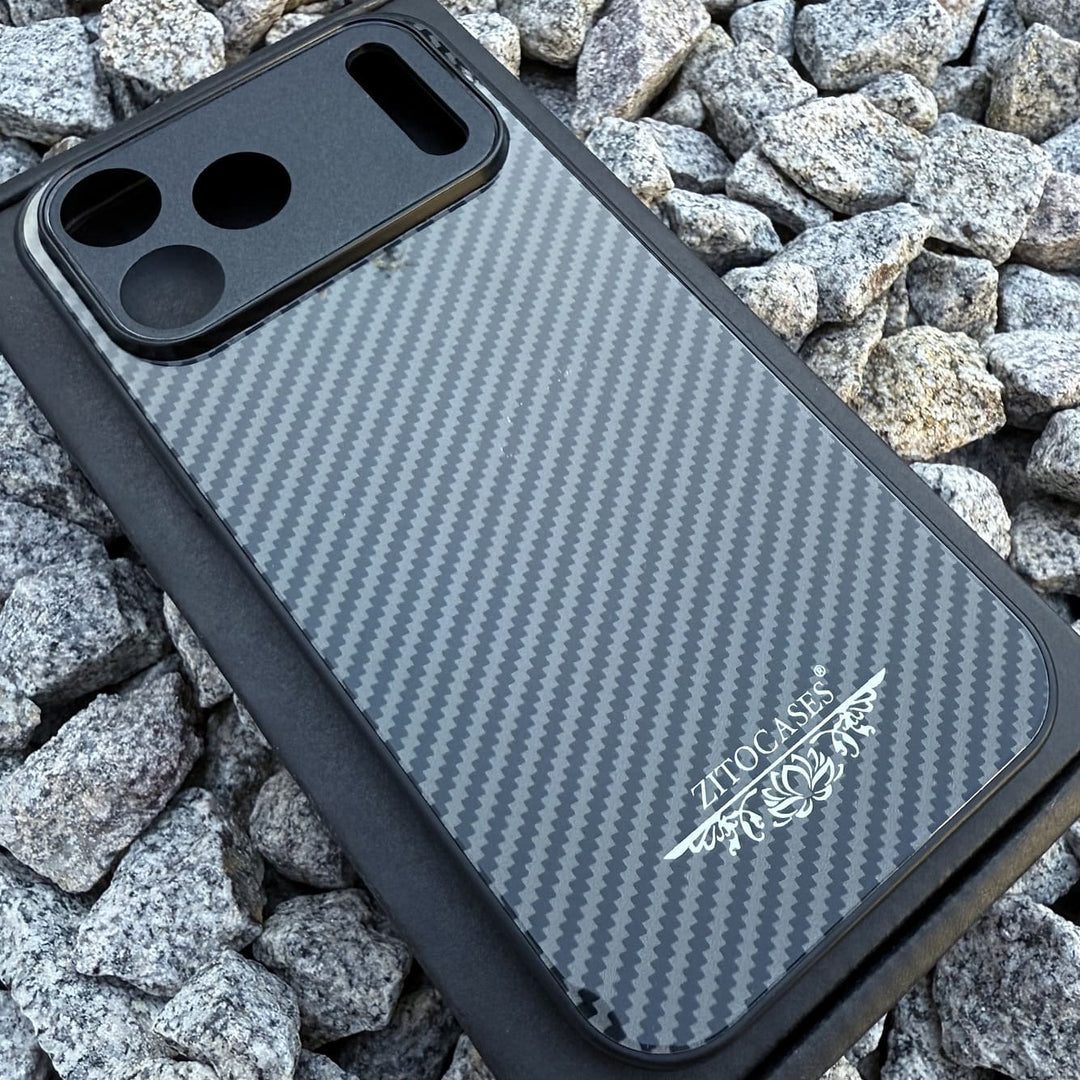 Carbon Optik Panzerglas Hülle/Case für iPhone 17 Pro, 17 Pro Max | ZITOCASES®