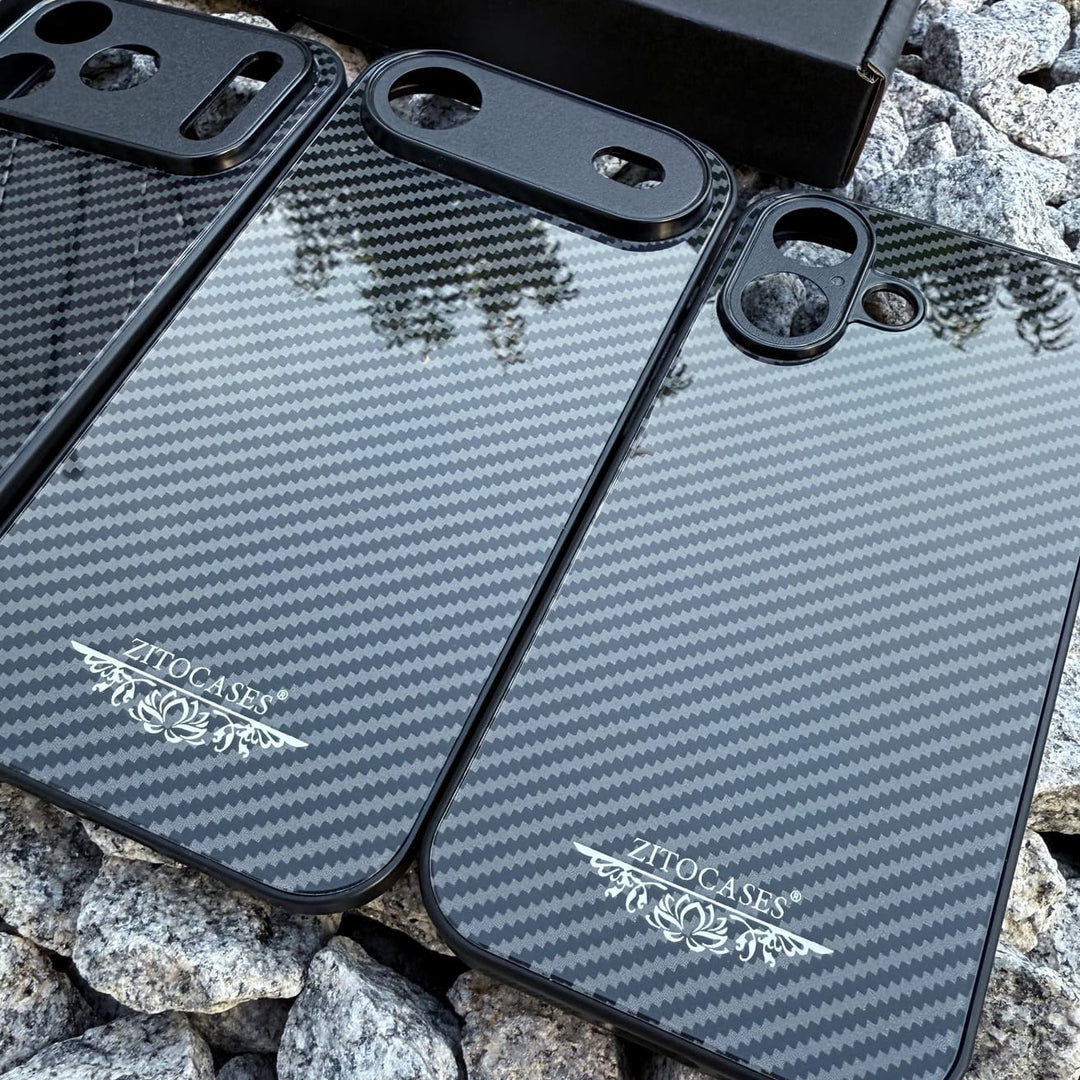 Carbon Optik Panzerglas Hülle/Case für iPhone 17 | ZITOCASES®