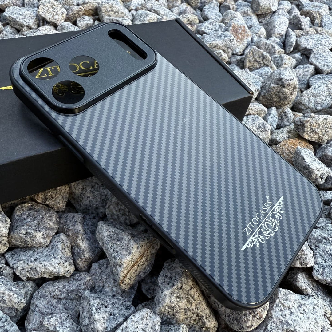 Carbon Optik Panzerglas Hülle/Case für iPhone 17 Pro, 17 Pro Max | ZITOCASES®