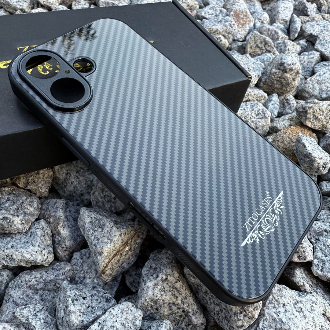 Carbon Optik Panzerglas Hülle/Case für iPhone 17 | ZITOCASES®