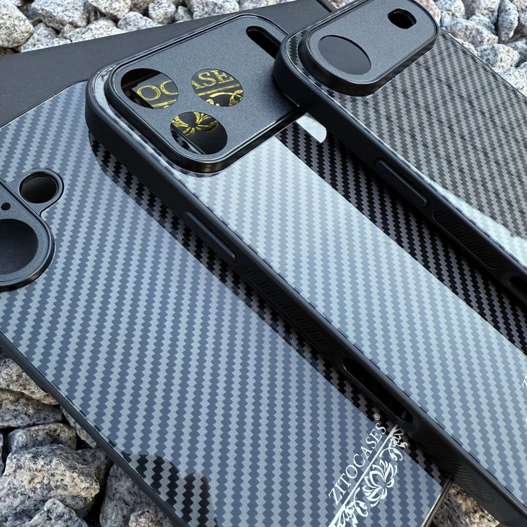 Carbon Optik Panzerglas Hülle/Case für iPhone 17 | ZITOCASES®