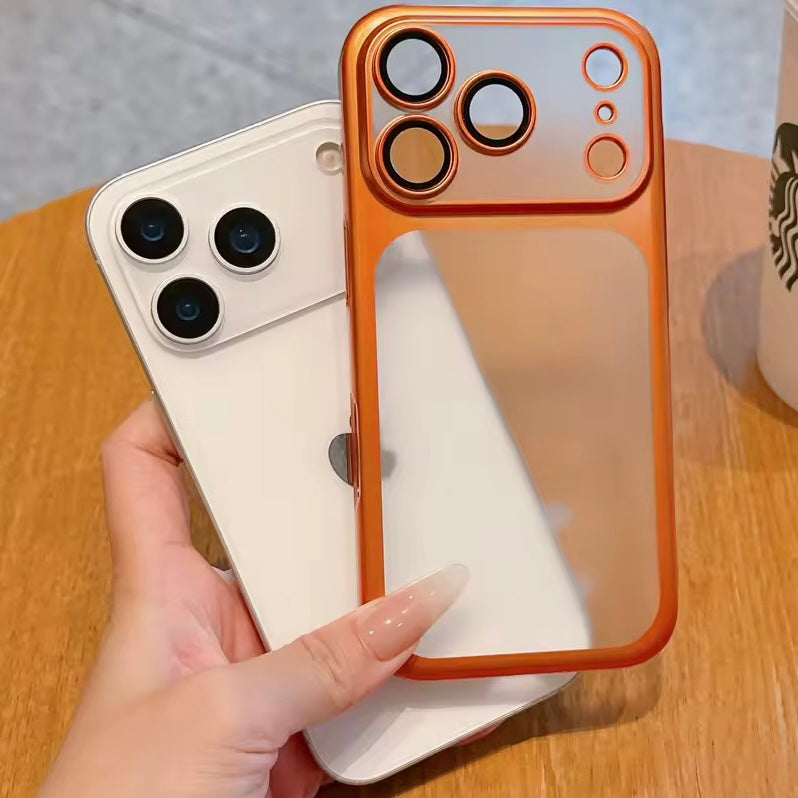 Transparente Hartplastik Hülle/Case mit farbigen Akzenten für iPhone 17 Pro, 17 Pro Max | ZITOCASES®