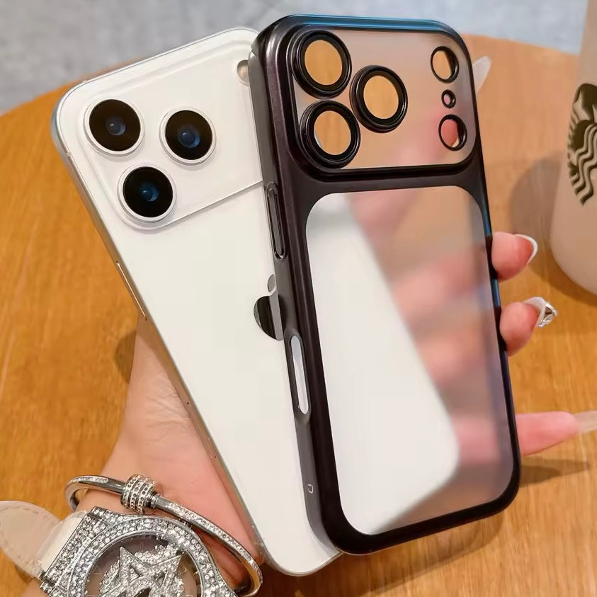 Transparente Hartplastik Hülle/Case mit farbigen Akzenten für iPhone 17 Pro, 17 Pro Max | ZITOCASES®