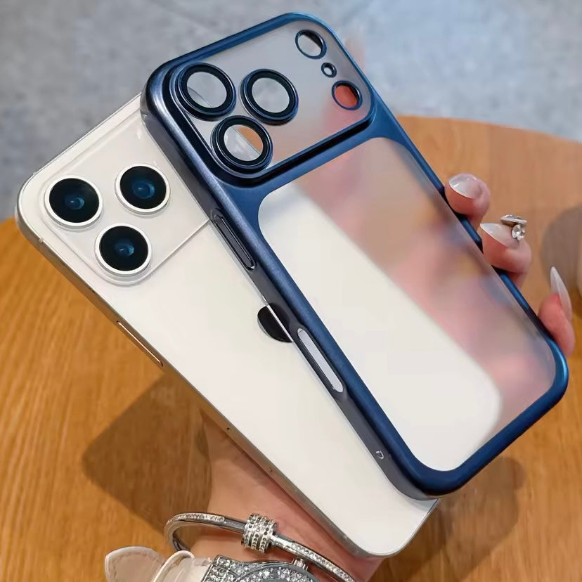 Transparente Hartplastik Hülle/Case mit farbigen Akzenten für iPhone 17 Pro, 17 Pro Max | ZITOCASES®