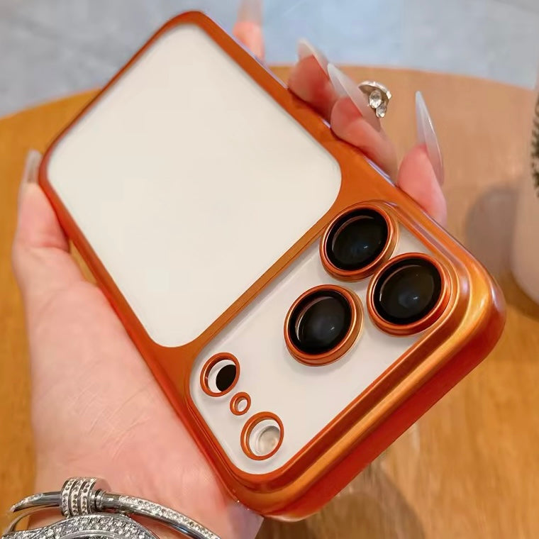 Transparente Hartplastik Hülle/Case mit farbigen Akzenten für iPhone 17 Pro, 17 Pro Max | ZITOCASES®