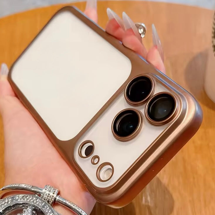 Transparente Hartplastik Hülle/Case mit farbigen Akzenten für iPhone 17 Pro, 17 Pro Max | ZITOCASES®