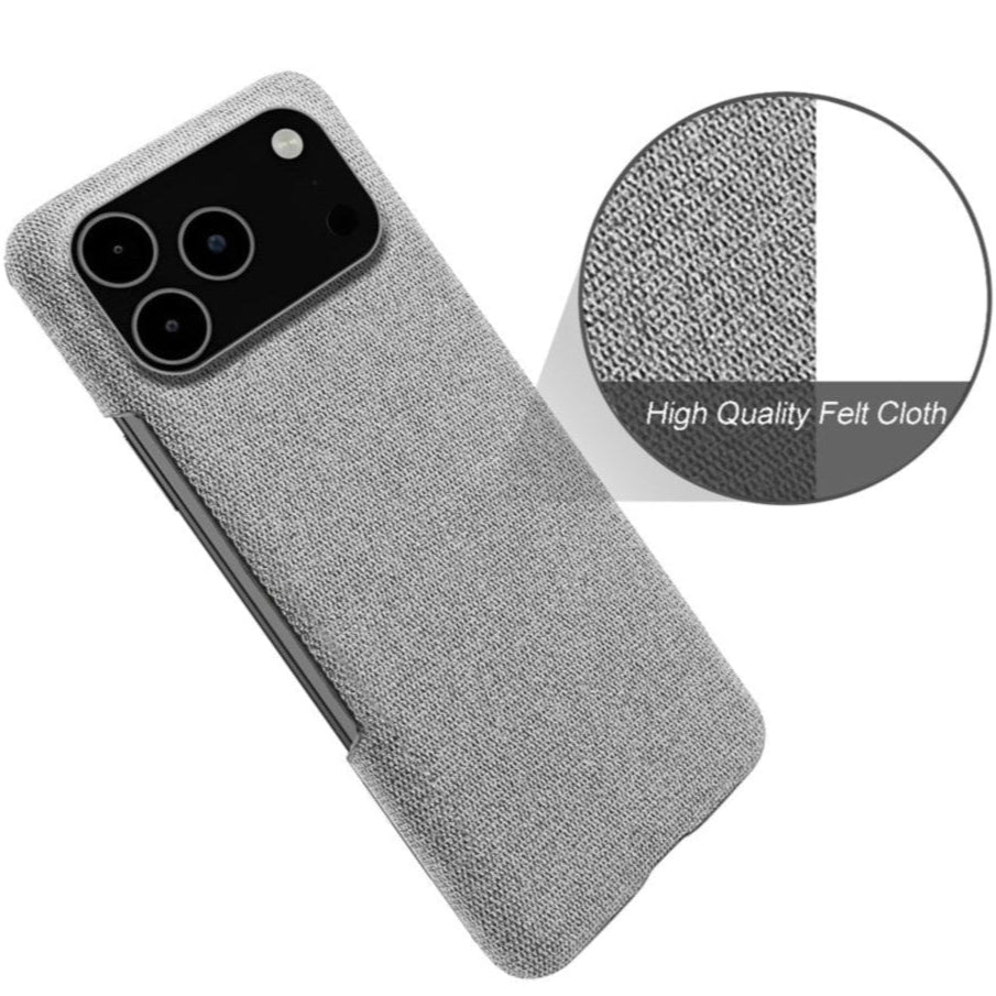 Stoff überzogene Soft Hülle/Case für iPhone 17 Pro, 17 Pro Max | ZITOCASES®