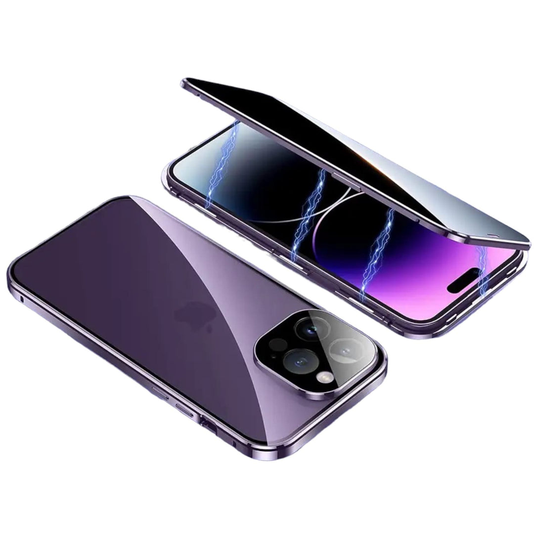 360° [SICHTSCHUTZ 9H-Glas] Aluminium Vollschutz Hülle/Case für iPhone 16, 15-Serie | ZITOCASES®