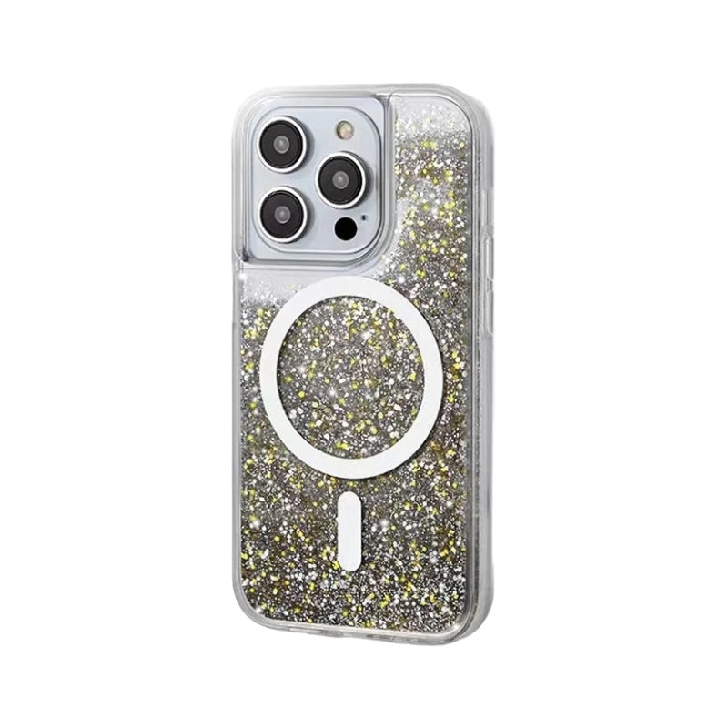 3D Liquid Glitzer MagSafe/Magnet Silikon Hülle/Case für iPhone 16, 16 Plus, 16 Pro, 16 Pro Max, 15, 15 Plus, 15 Pro, 15 Pro Max, 14, 14 Plus, 14 Pro, 14 Pro Max, 13, 13 Pro, 13 Pro Max, 13 Mini, 12, 12 Pro, 12 Pro Max, 12 Mini, SE, 11, 11 Pro | ZITOCASES®